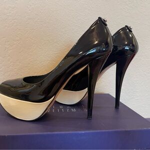 Stuart Weitzman Black High Stiletto Heels